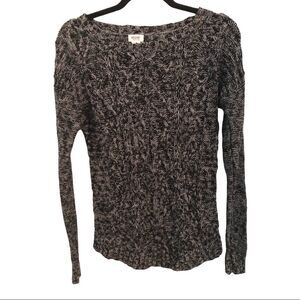 Women’s Mossimo black, white, gray knit sweater
